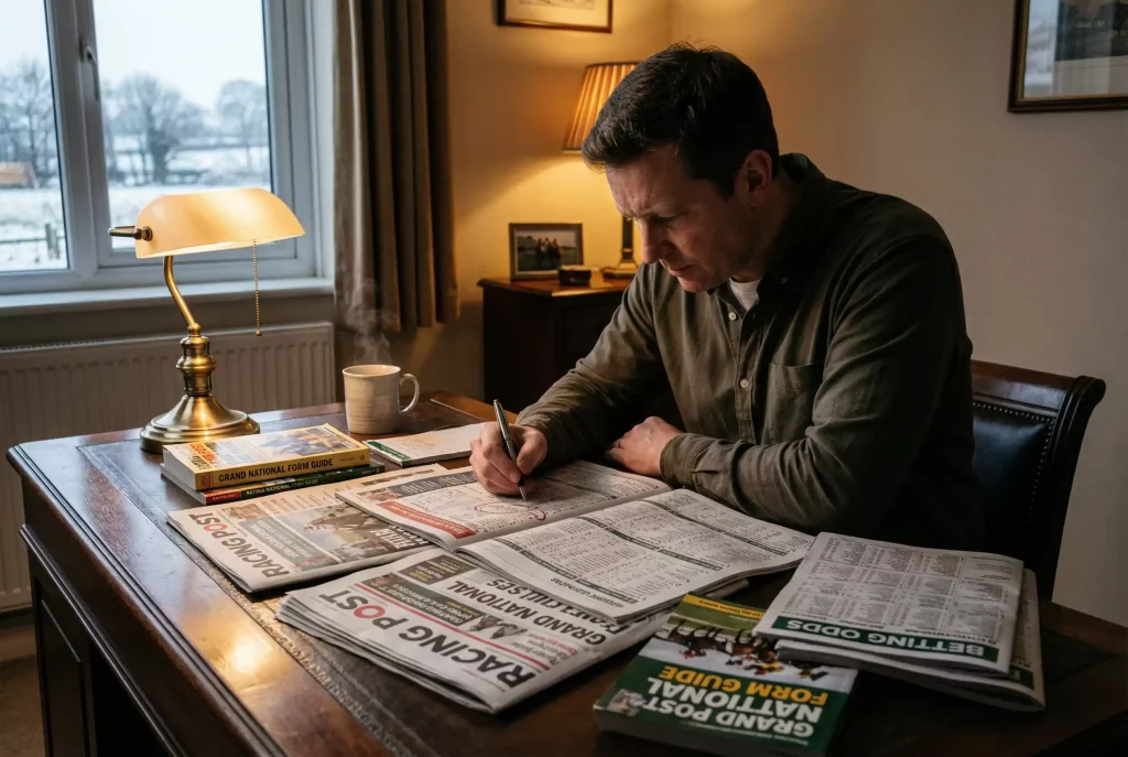 Ante-post betting market for Grand National showing early odds