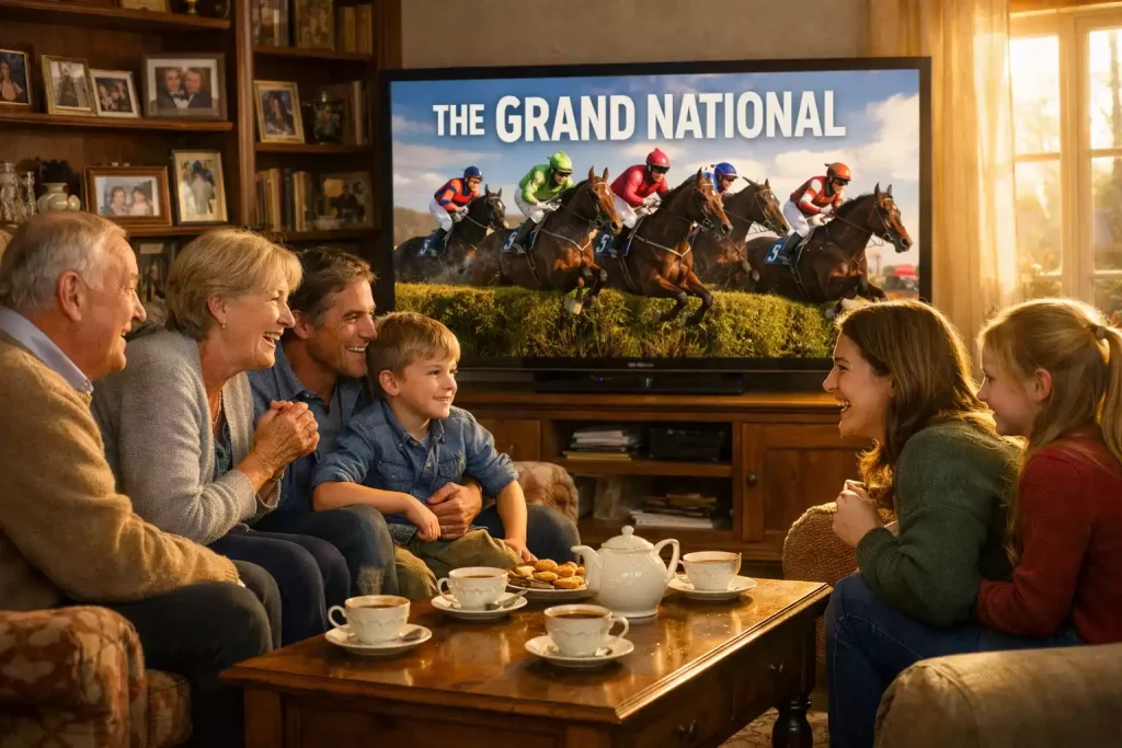 Grand National television coverage and cultural significance